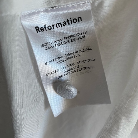 Reformation Bucatini Linen Midi Dress - Picture 5 of 15